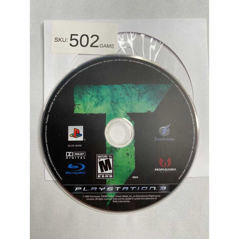 Turok Sony PlayStation 3 Disc Only